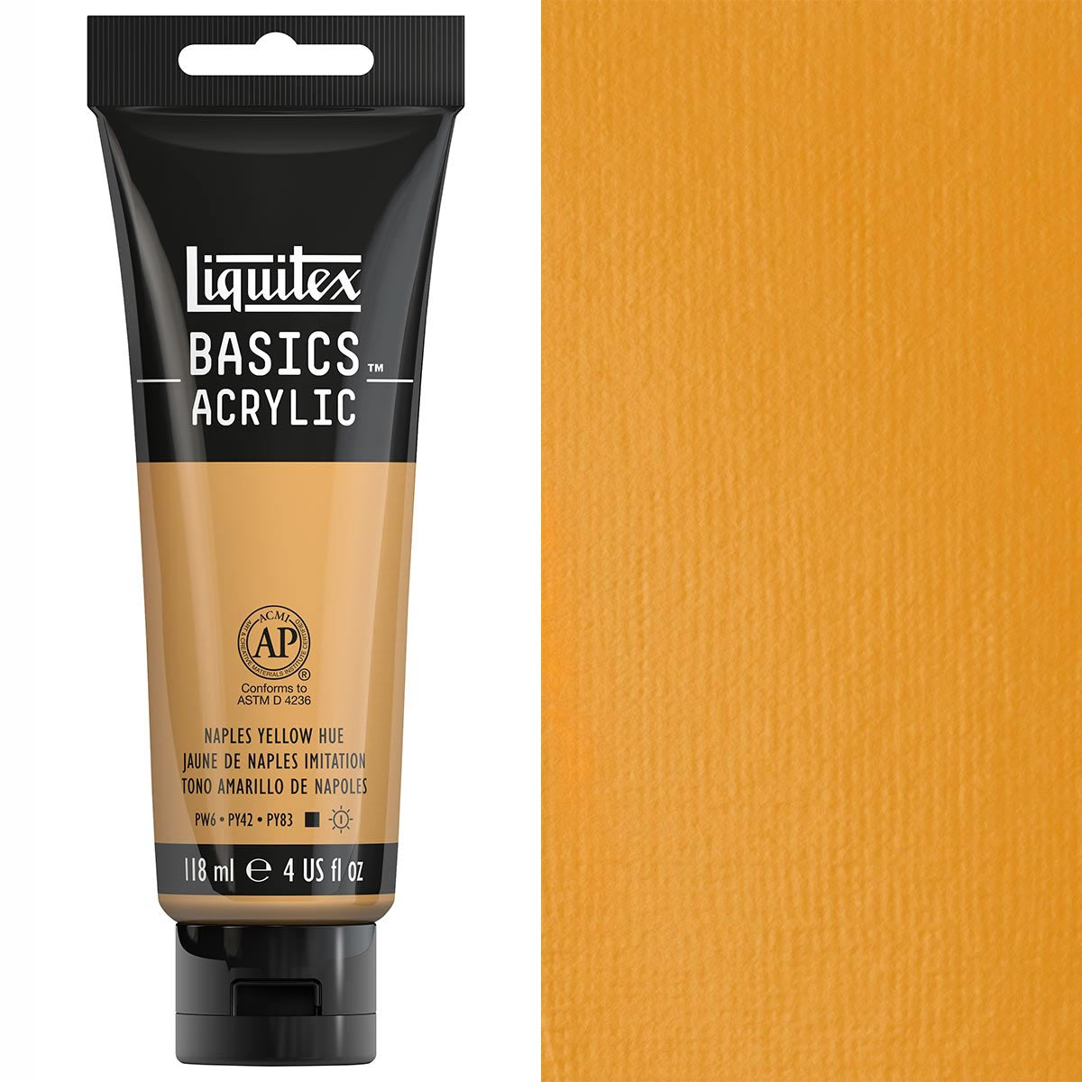 Liquitex - Basics Acryl -kleur - 118 ml Napels Yellow