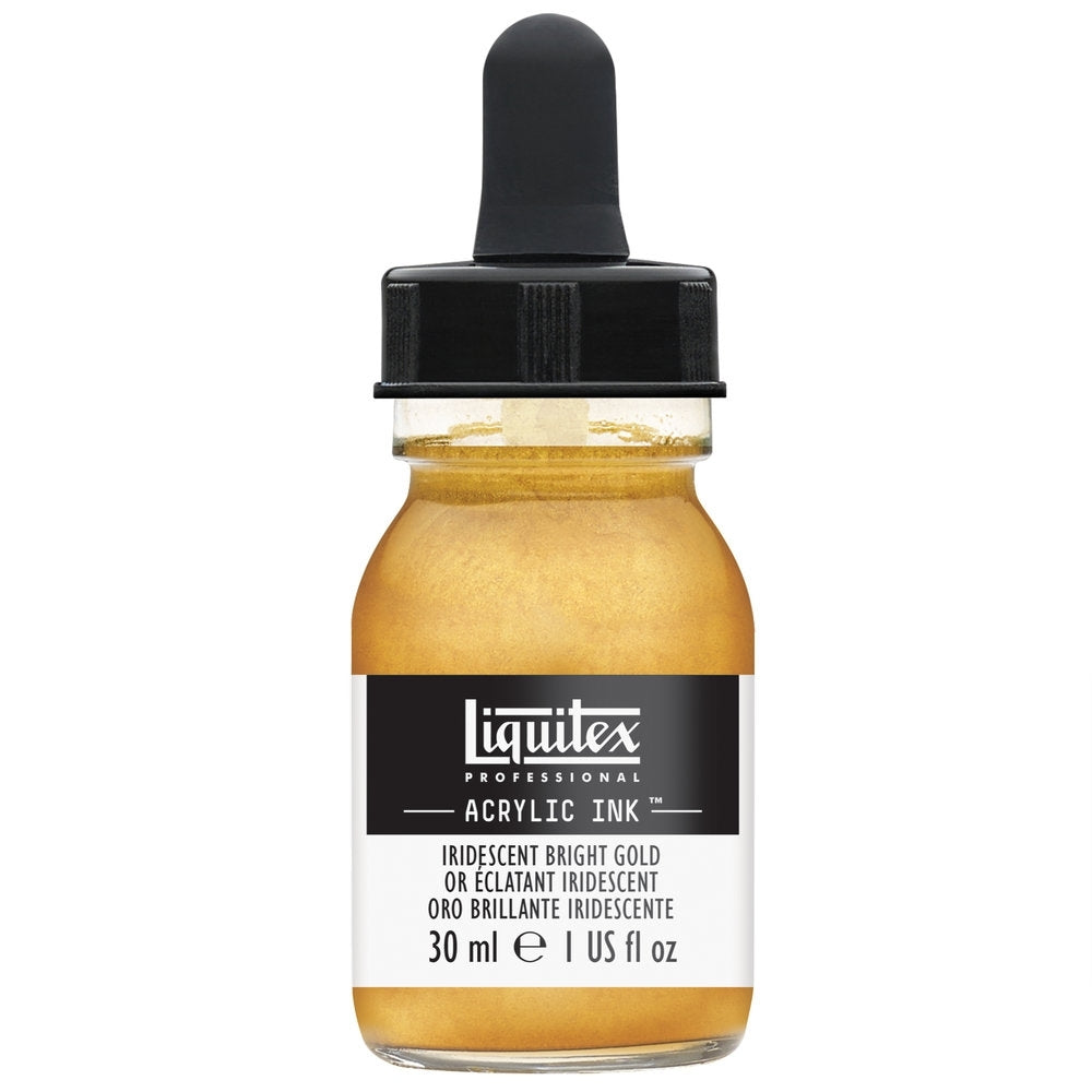 Liquitex - Acryl -inkt - 30 ml iriserend helder goud