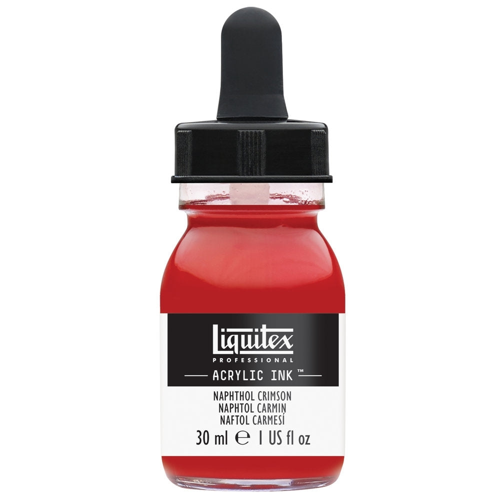 Liquitex - Ink acrylique - 30 ml de Napthol Crimson