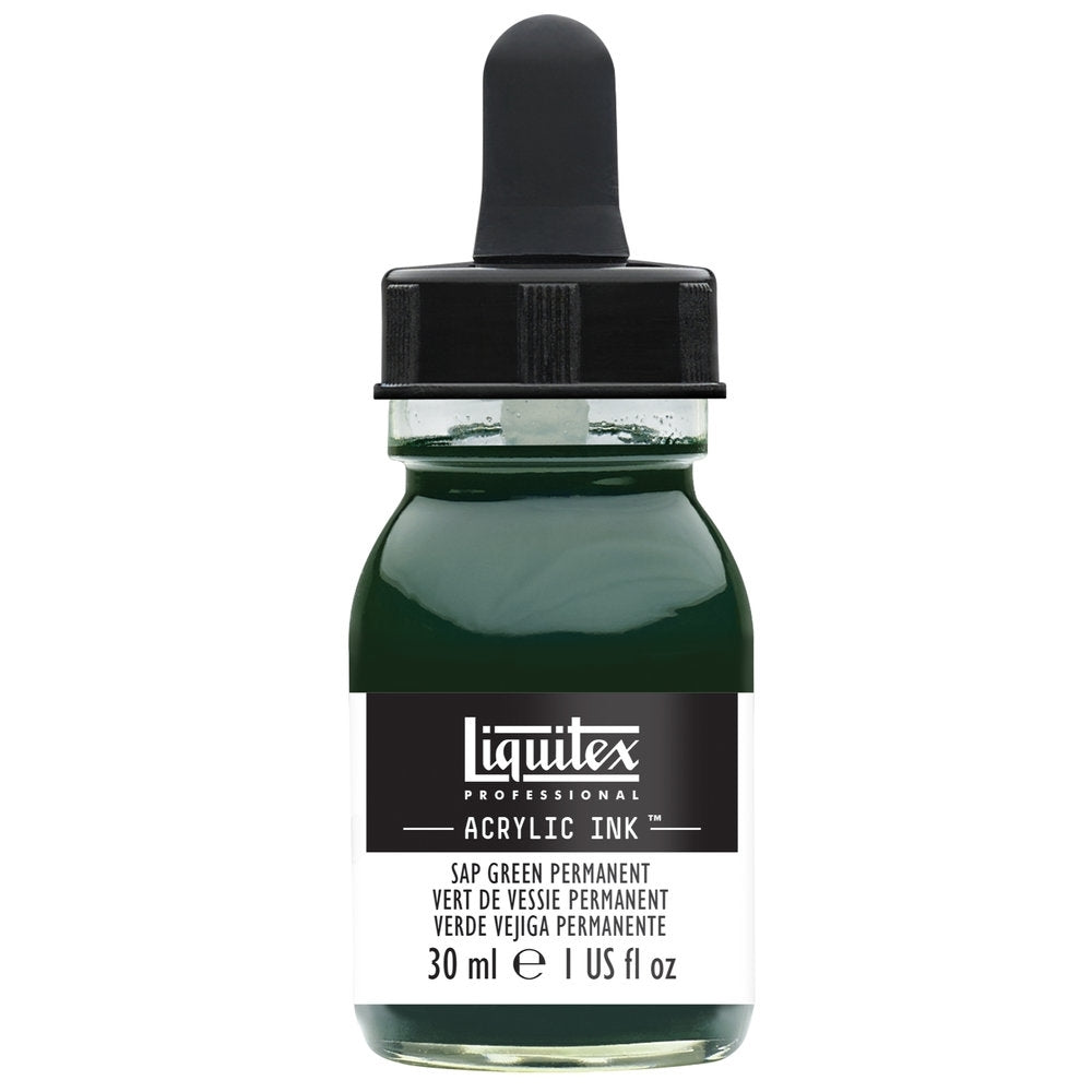 Liquitex - Acrylic Ink - 30ml Permanent Sap Green