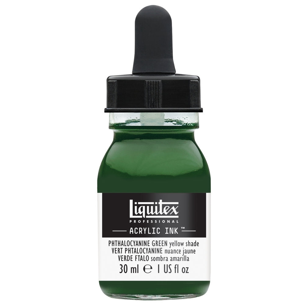 Liquitex - inchiostro acrilico - tonalità gialla verde phthalo da 30 ml