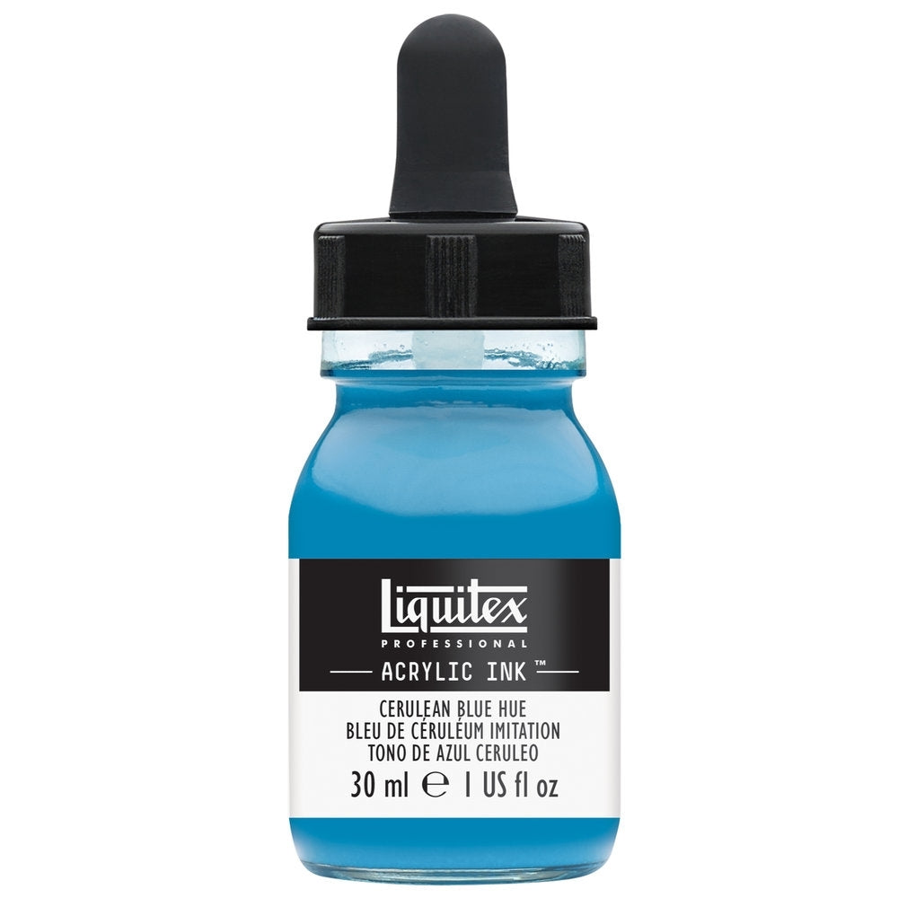 Liquitex - Acryl -inkt - 30 ml cerulean blauwe tint