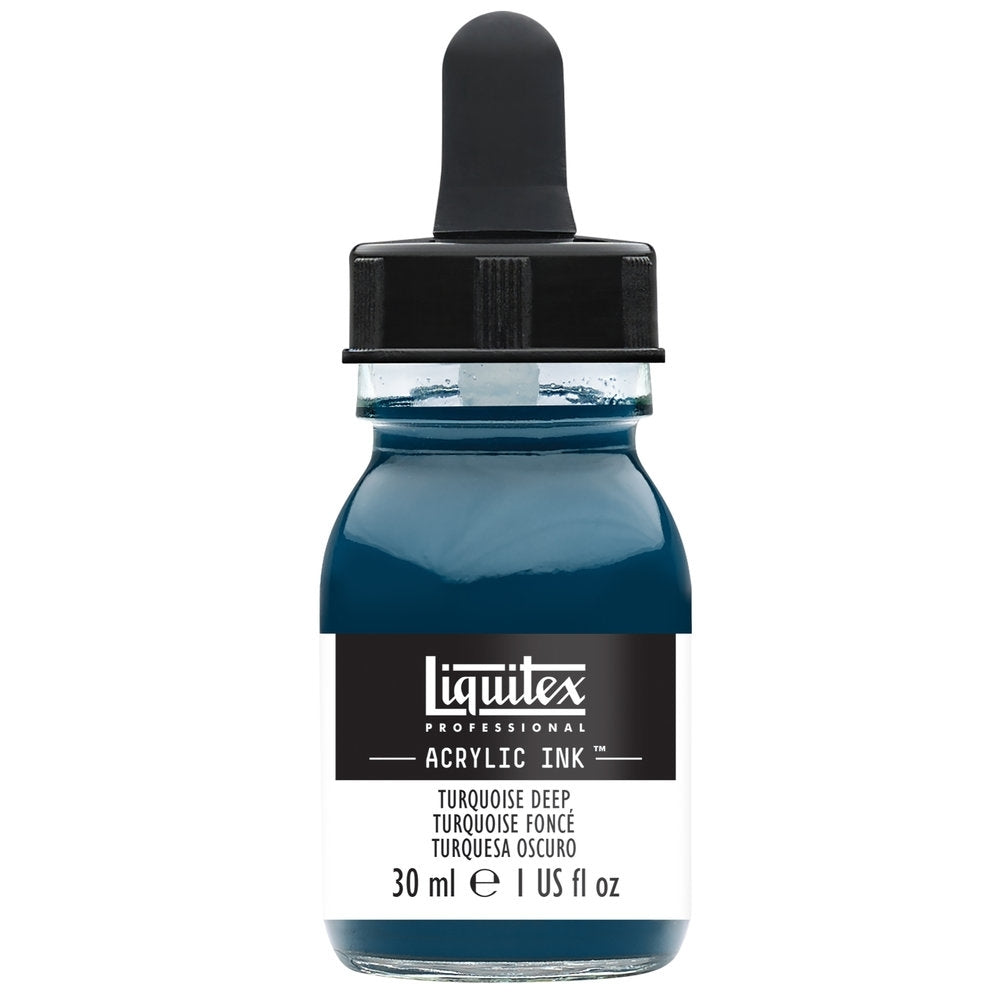 Liquitex - Encre acrylique - 30 ml de turquoise profonde