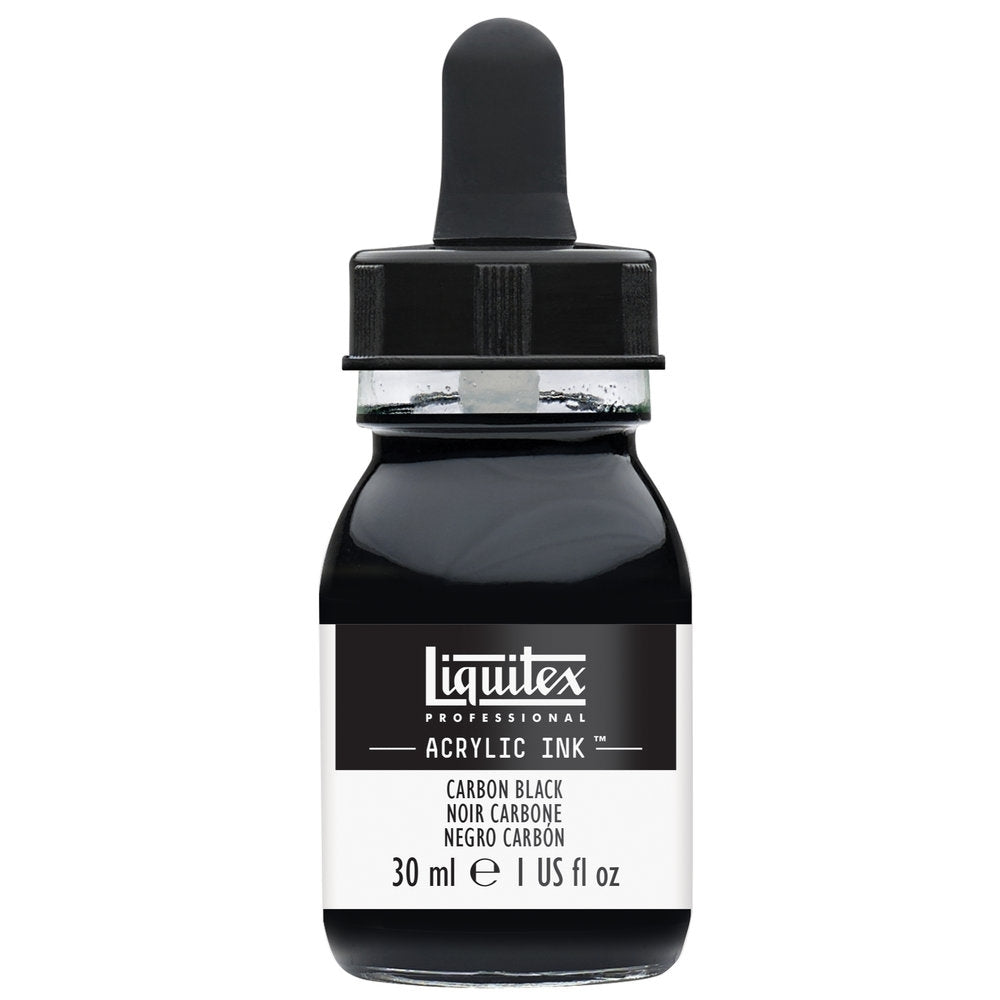Liquitex - Acryl -inkt - 30 ml koolstofzwart
