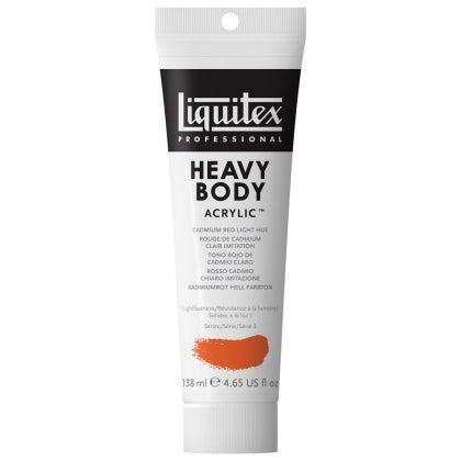 Liquitex - Heavy Body Acrylic Colour - 138ml Cadmium Red Light Hue
