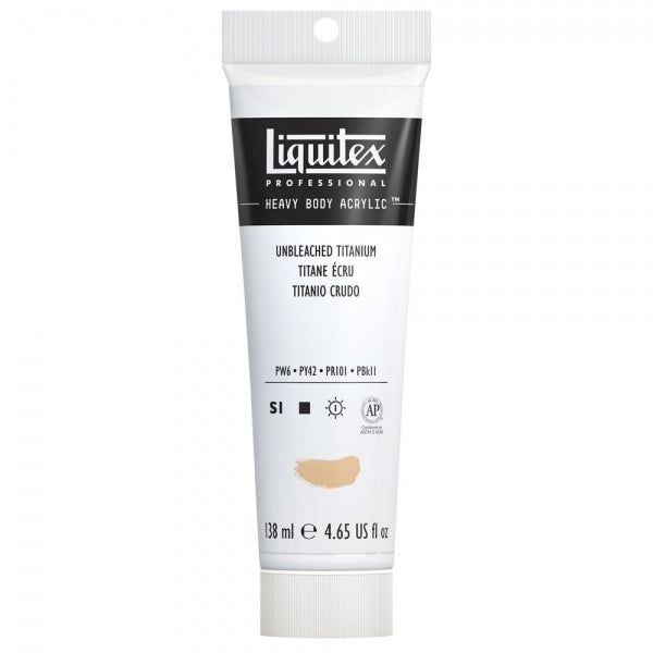 Liquitex - Couleur acrylique du corps lourd - 138 ml de titane non blanchi