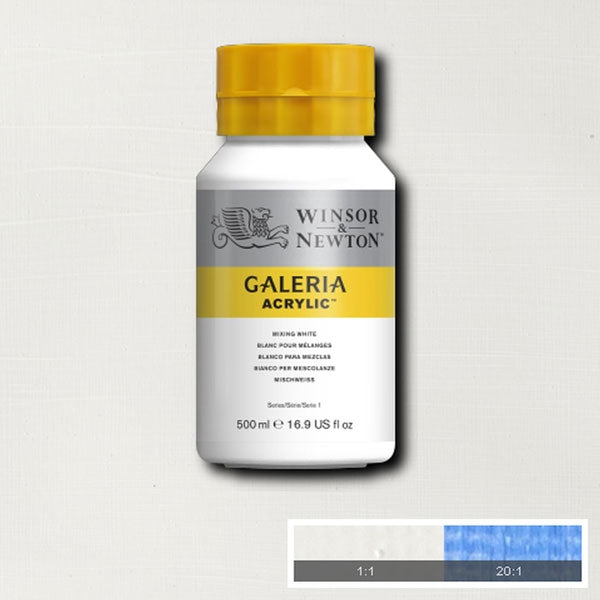 Winsor et Newton - Couleur acrylique de Galeria - 500 ml - Titane blanc