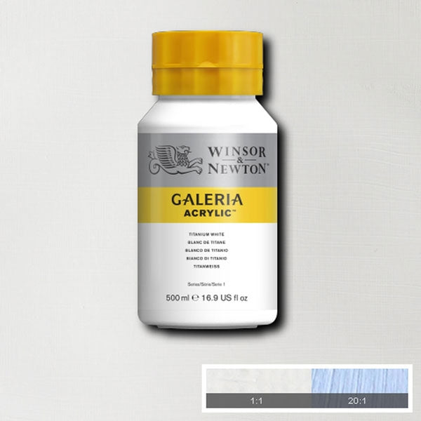 Winsor et Newton - Galeria Acrylique Couleur - 500 ml - Mélanger le blanc