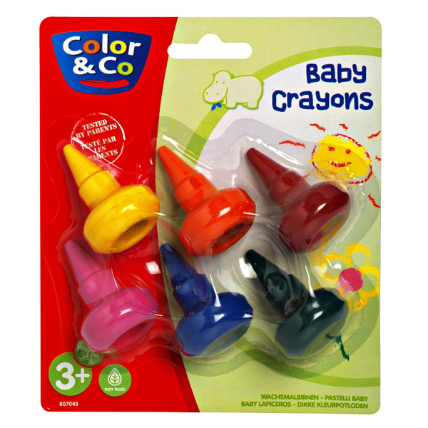Color & Co - Baby Crayons - 6 Pack
