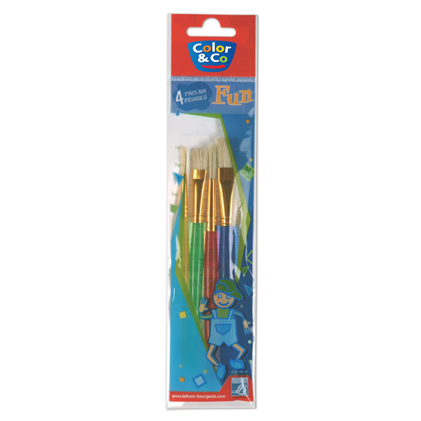 Color & Co - Fun Brush - Boys 4 Pack