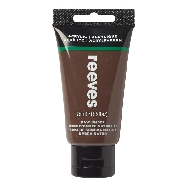 Reeves - Raw Umber - Acrilico fine - 75ml - Reeves