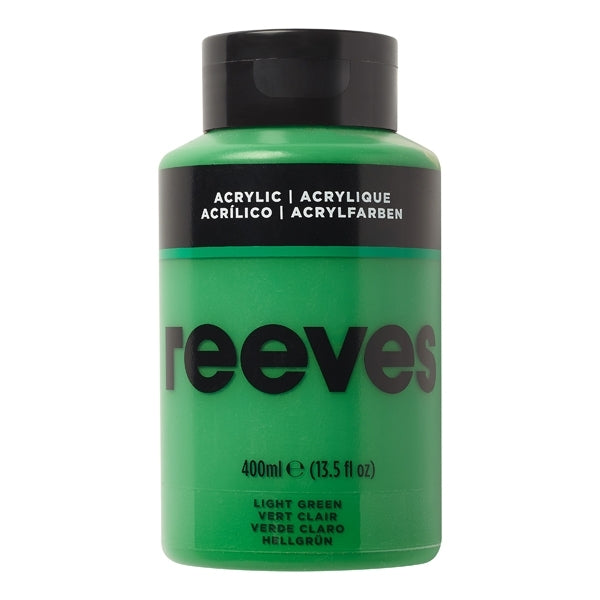 Reeves - vert clair - acrylique fin - 400 ml
