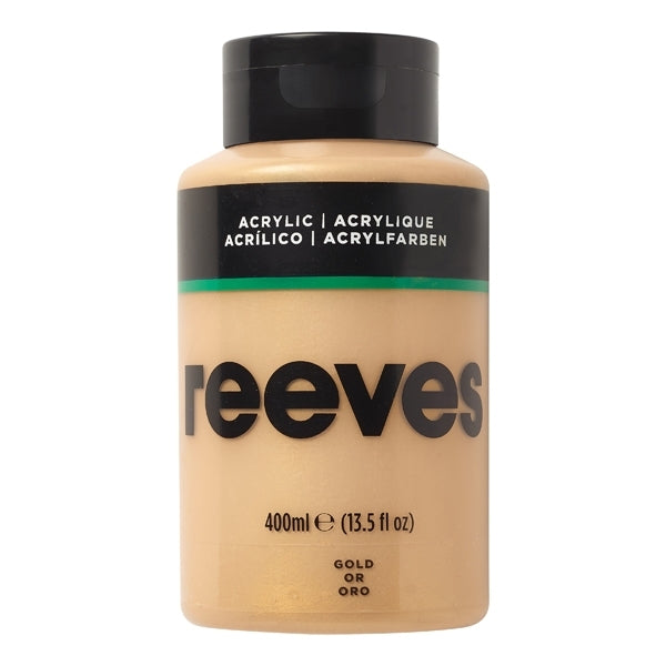 Reeves - goud - fijn acryl - 400 ml