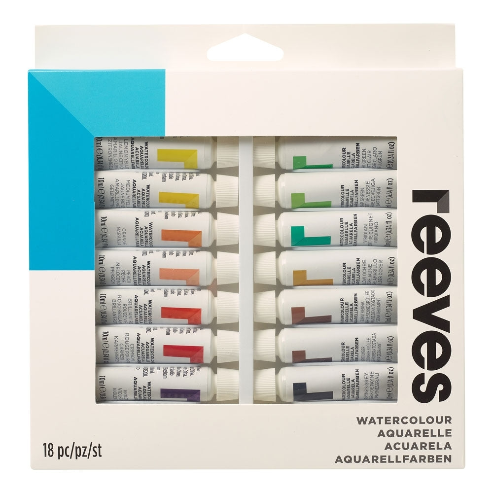 Reeves - Fine Aquarell 10ml -18 Stück Set Set