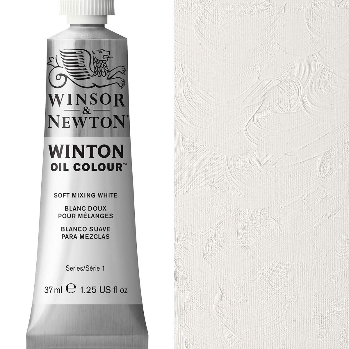 Winsor et Newton - Couleur d'huile Winton - 37 ml - Mélange doux blanc (77)