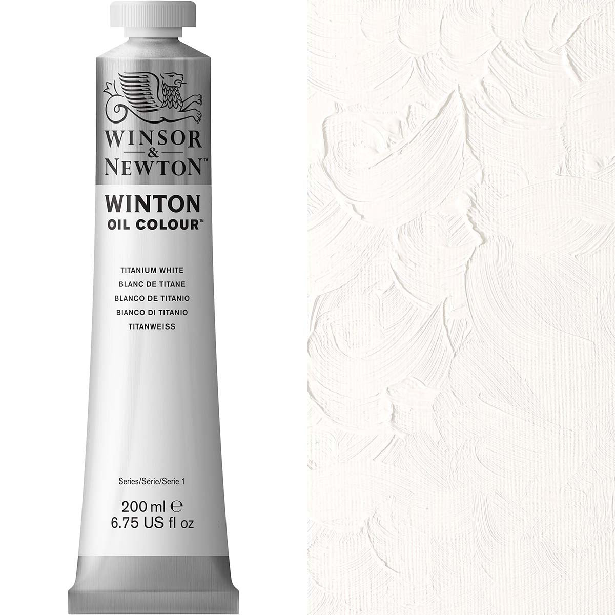 Winsor and Newton - Winton Oil Colour - 200ml - Titanium White (40)