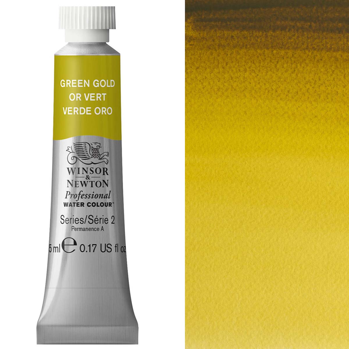 Winsor e Newton - Watercolor degli artisti professionisti - 5 ml - oro verde