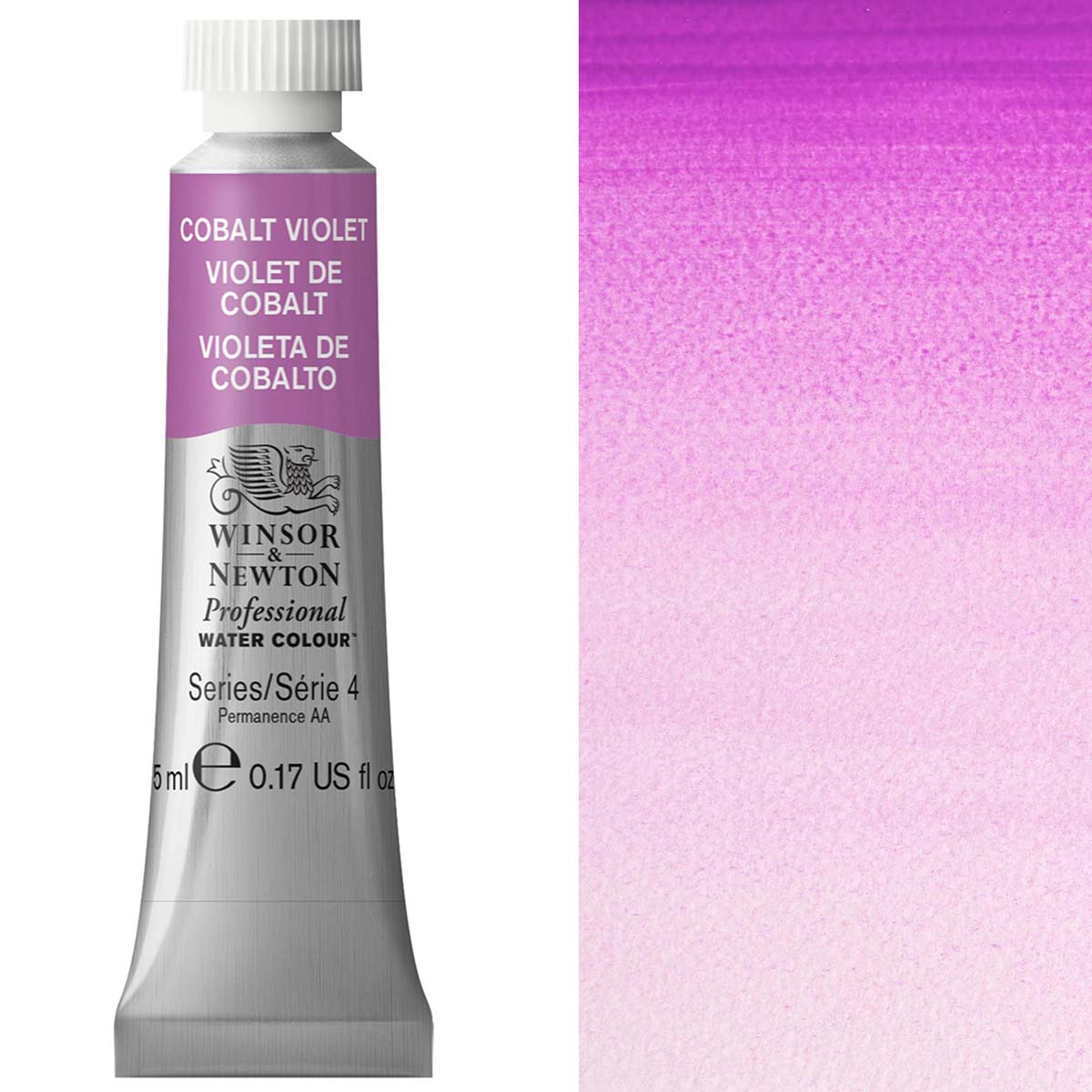 Winsor et Newton - Aquarelle des artistes professionnels - 5 ml - Cobalt Violet