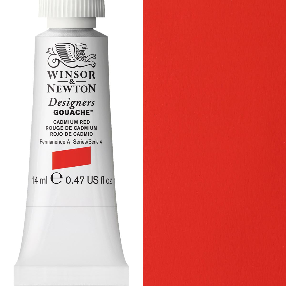 Winsor e Newton - Designer Gouache - 14ml - Cadmium Red