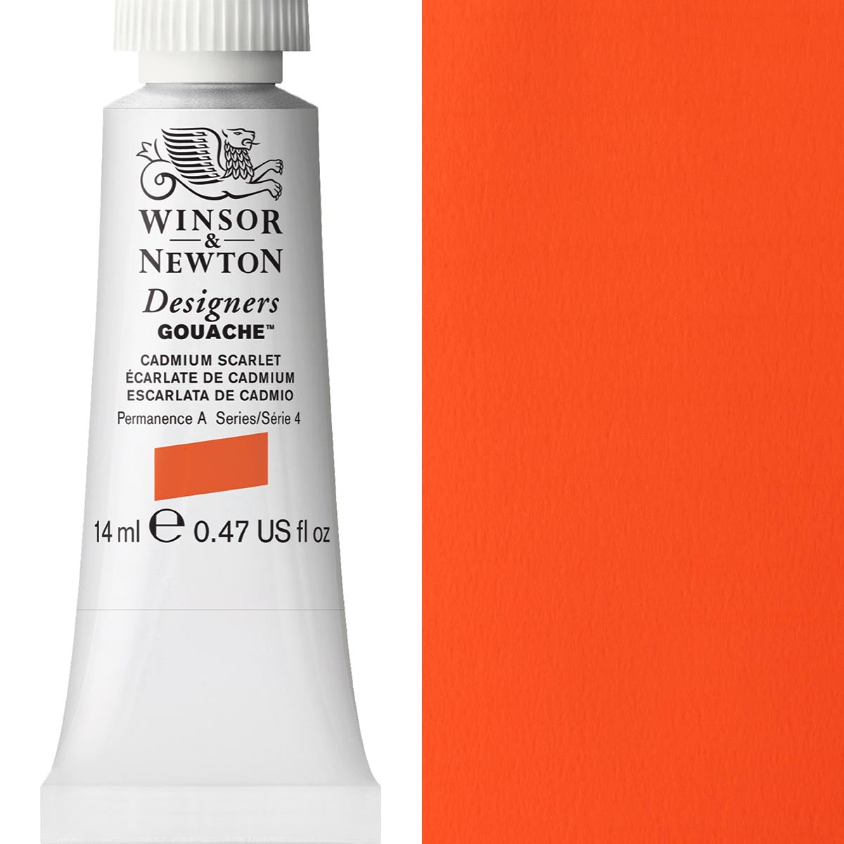 Winsor and Newton - Designers Gouache - 14ml - Cadmium Scarlet