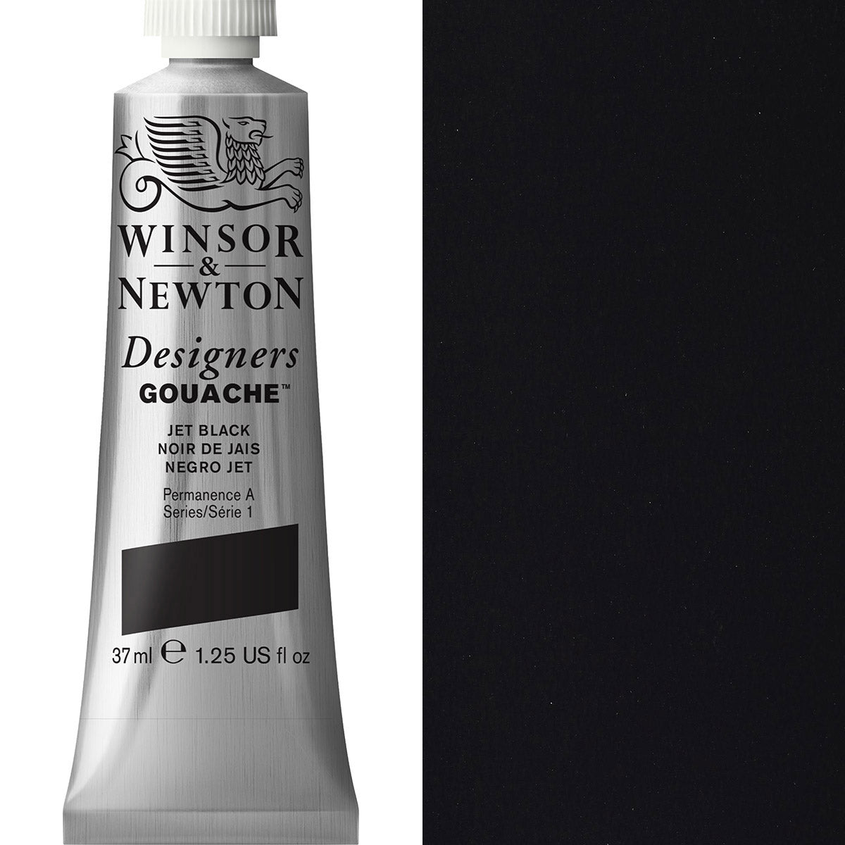 Winsor et Newton - Designers Gouache - 37 ml - Black de jet