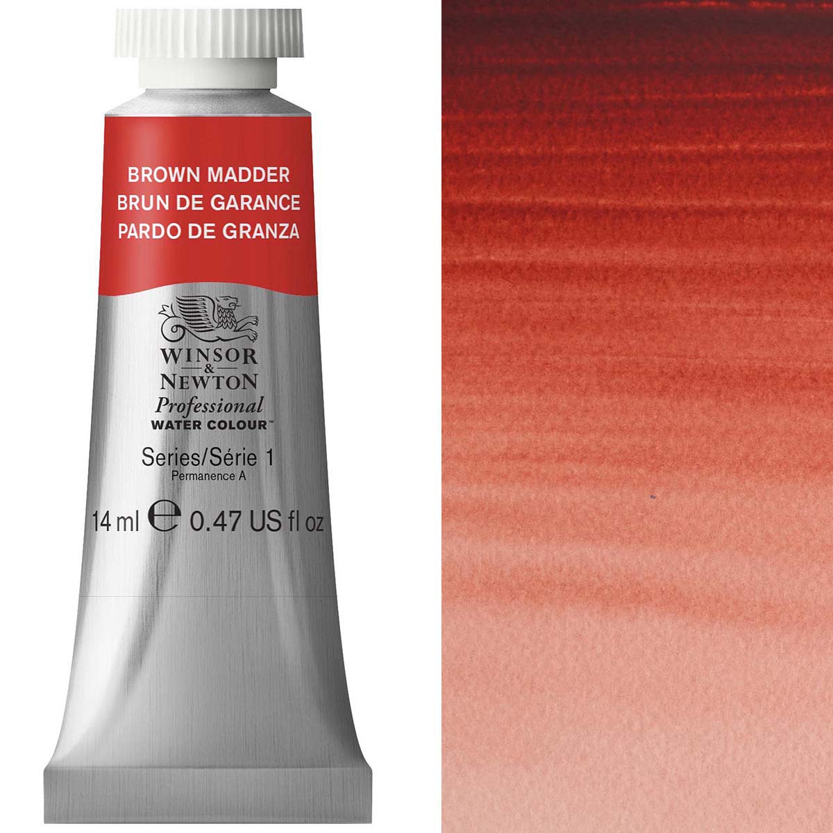 Winsor and Newton - Professional Artists' Watercolour - 14ml - Brown Madder