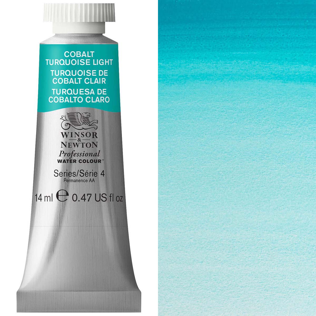 Winsor et Newton - Aquarelle des artistes professionnels - 14 ml - Cobalt Turquoise Light