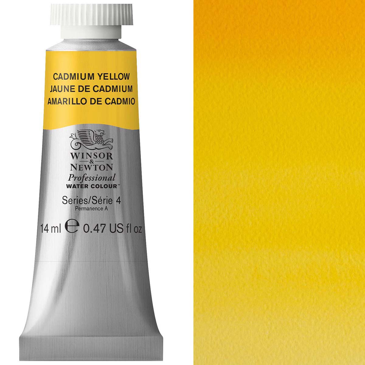 Winsor and Newton - Professional Artists' Watercolour - 14ml - Cadmium Yellow