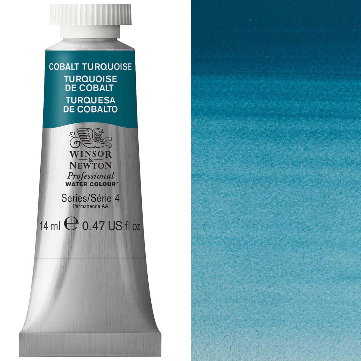 Winsor et Newton - Aquarelle des artistes professionnels - 14 ml - Turquoise de Cobalt