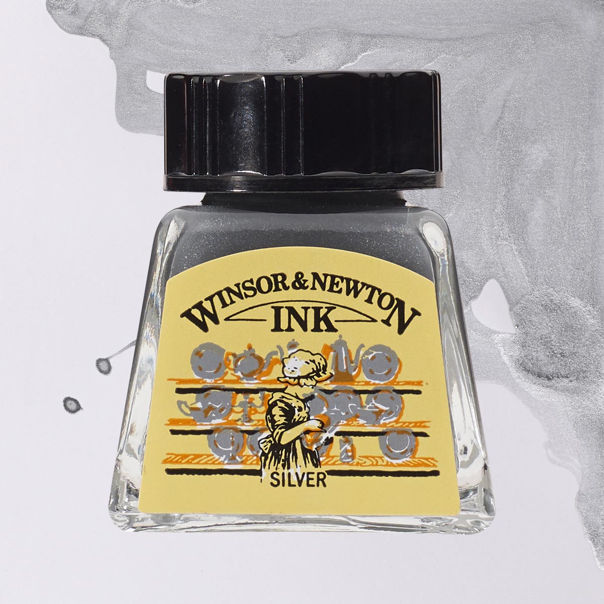 Winsor et Newton - Drawing Ink - 14 ml - Silver
