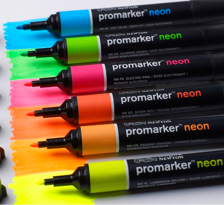 Winsor & Newton - Promarker - Marqueur néon - Jaune lumineux