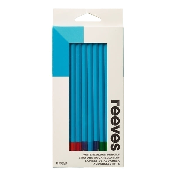 Reeves - 12 matite di colore dell'acqua assortite