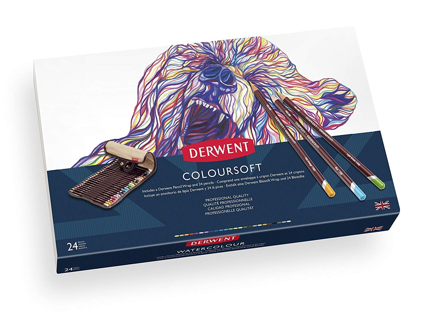 Derwent - ColouSoft Wrap - 24 Set