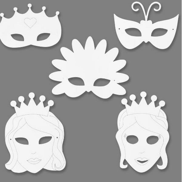 Create Craft - Fairy Tale Masks Paper 16 assortedd