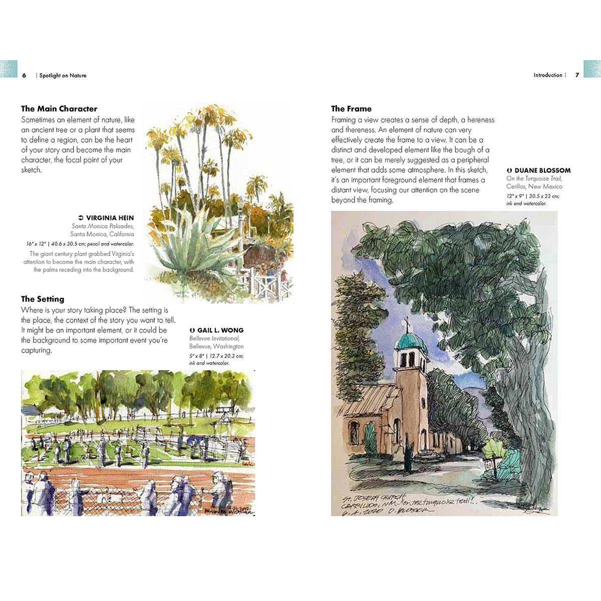 Walter Foster Books - The Urban Sketching Handbook Riflettori sulla natura