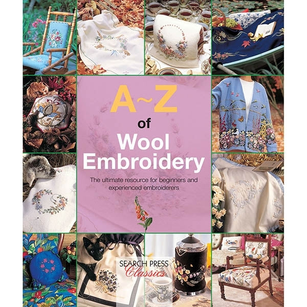 Search Press Books - A-Z of Wool Embroidery