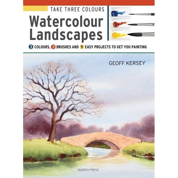 Zoekpersboeken - Neem drie kleuren - waterverflandschappen