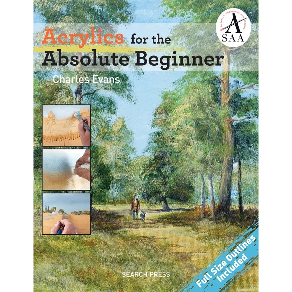 Search Press Books - Acrylics for the Absolute Beginner