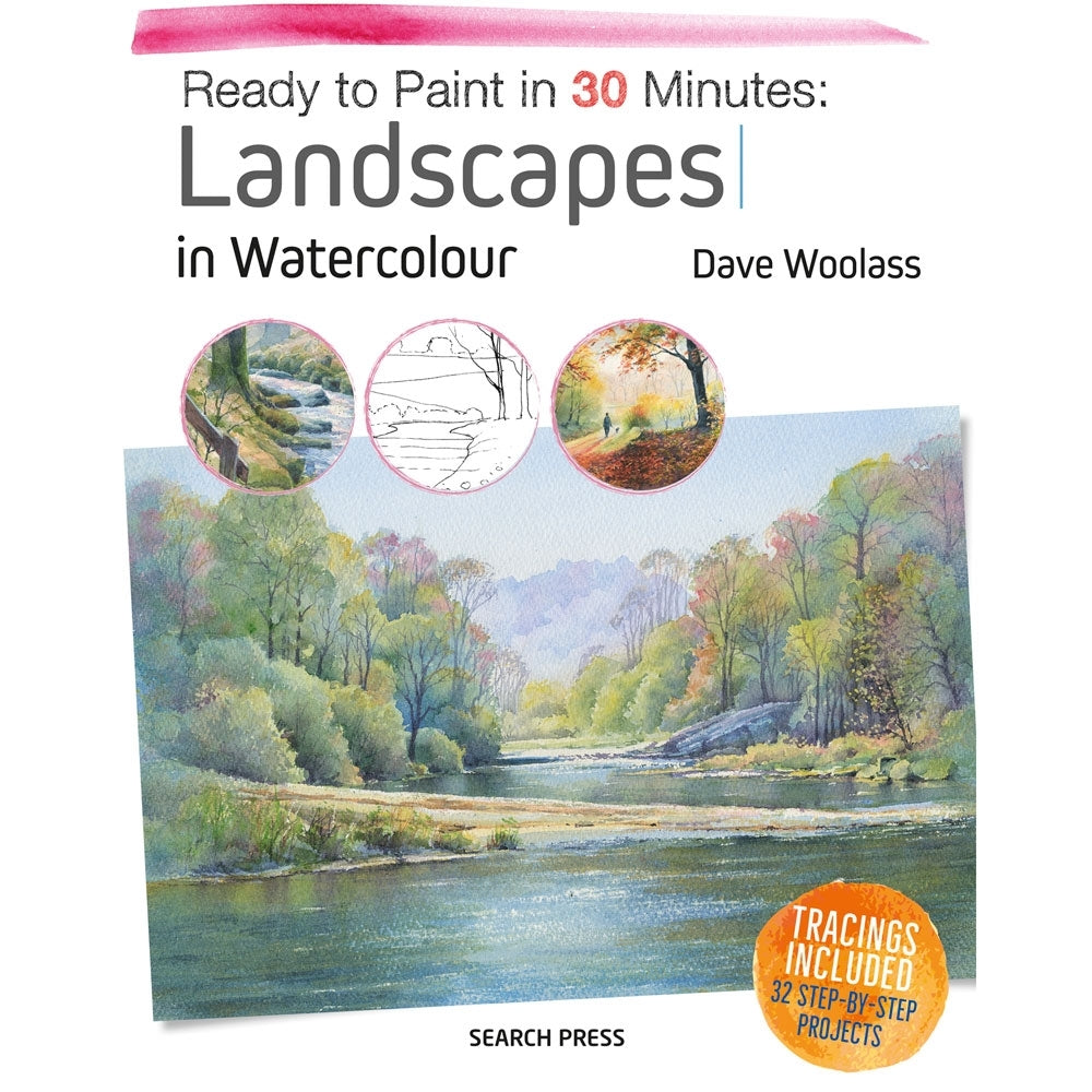 Search Press Books - Ready to Paint in 30mins: Landscapes in Watercolour