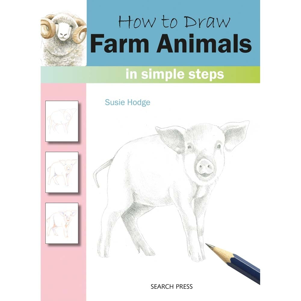 Search Press Books - How To Draw Farm Animals