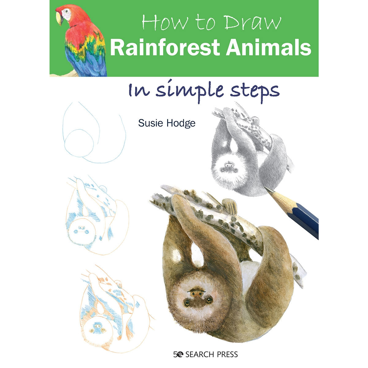Search Press Books - How to Draw - Rainforest Animals