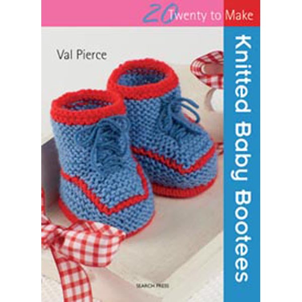 Search Press Books - 20 to Make - Knitted Baby Bootees