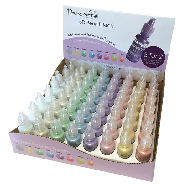 Dovecraft Pearl Effets 20 ml couleurs pastel CDU