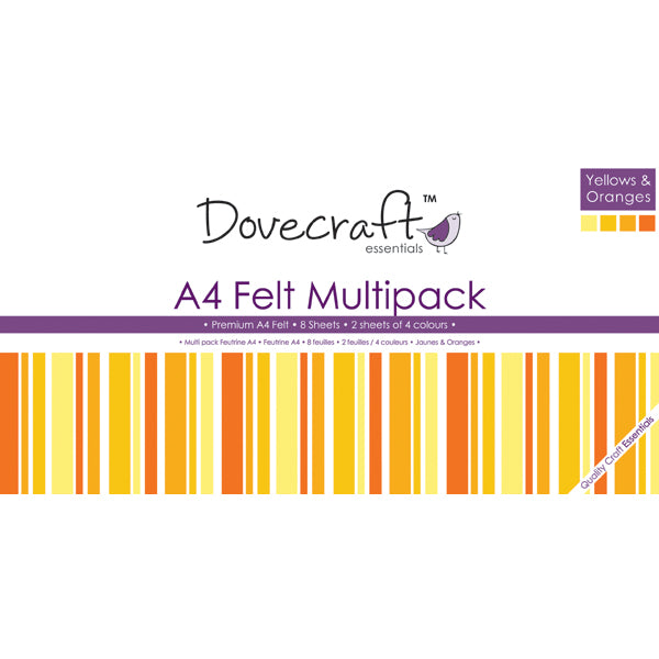 Dovecraft - A4 Felt - jaunes