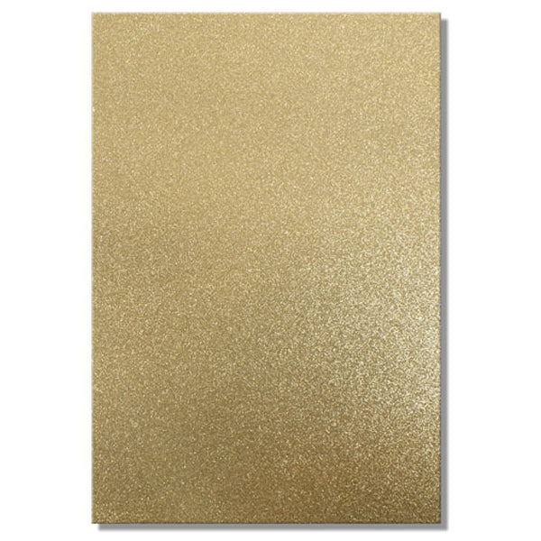 Dovecraft - A4 Glitter Card Gold