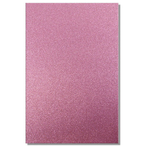 DEVECRAFT - A4 Glitter Card Pink