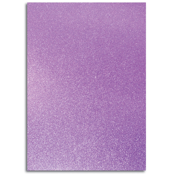 DEVECRAFT - A4 Glitter Card Lilac