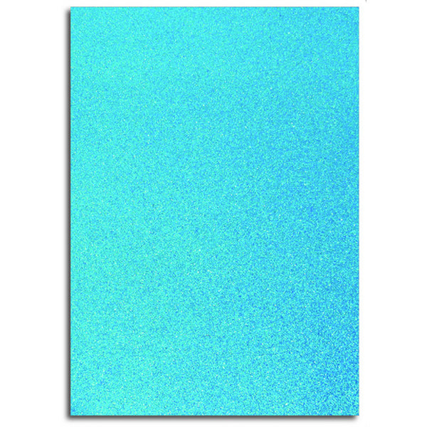 Dovecraft - A4 Glitter Card Topaz