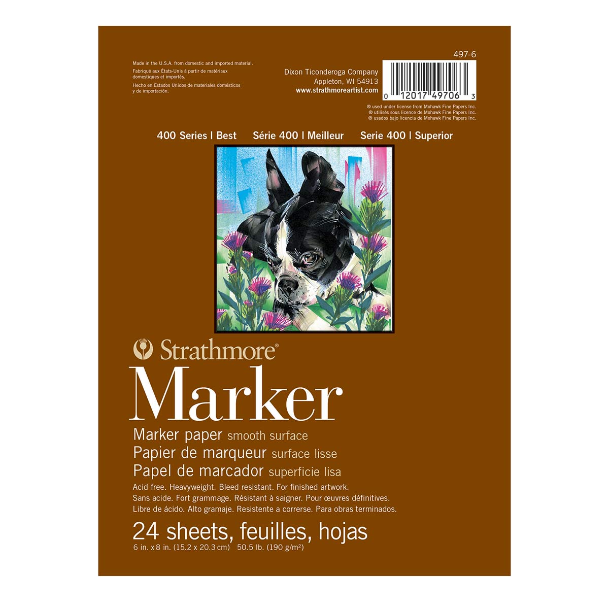 Strathmore - 400 Marker Pad 190gsm 11x14 "24 feuilles