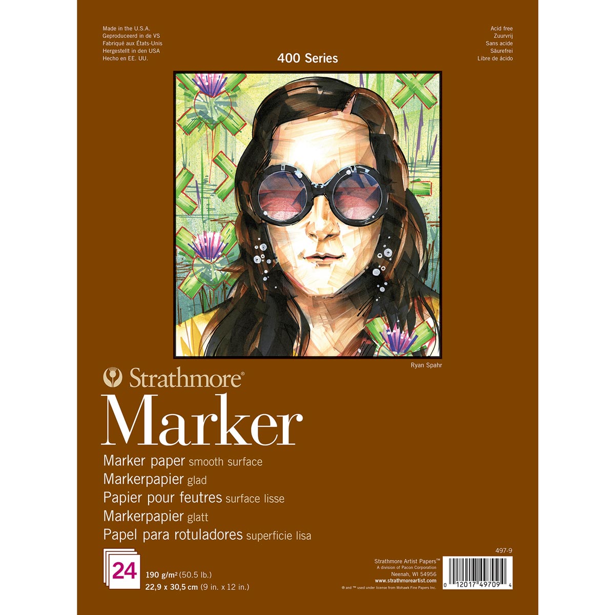 Strathmore - 400 Marker Pad 190gsm 9x12 "24 feuilles